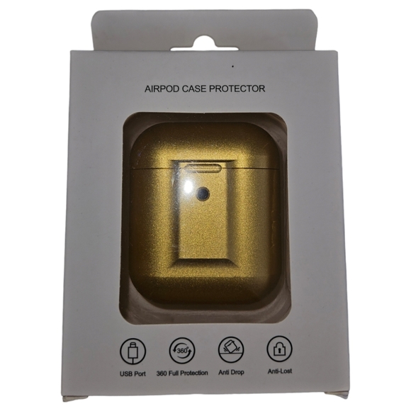 Apple Gold Matte Airpod Case Protector - Picture 1 of 2